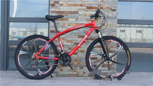 BMW Cross Country Mountain Bike Double Disc Brake Red
