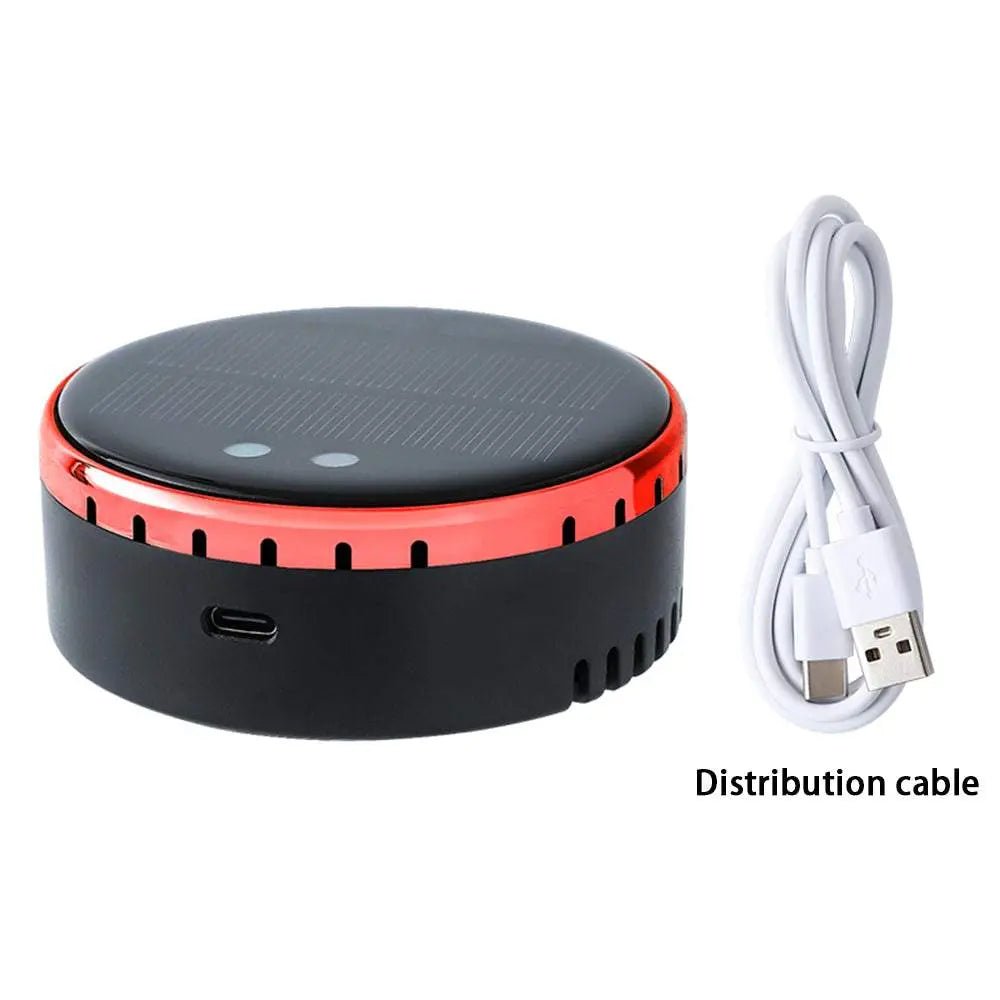 Car Mounted Solar Air Humidifier Red