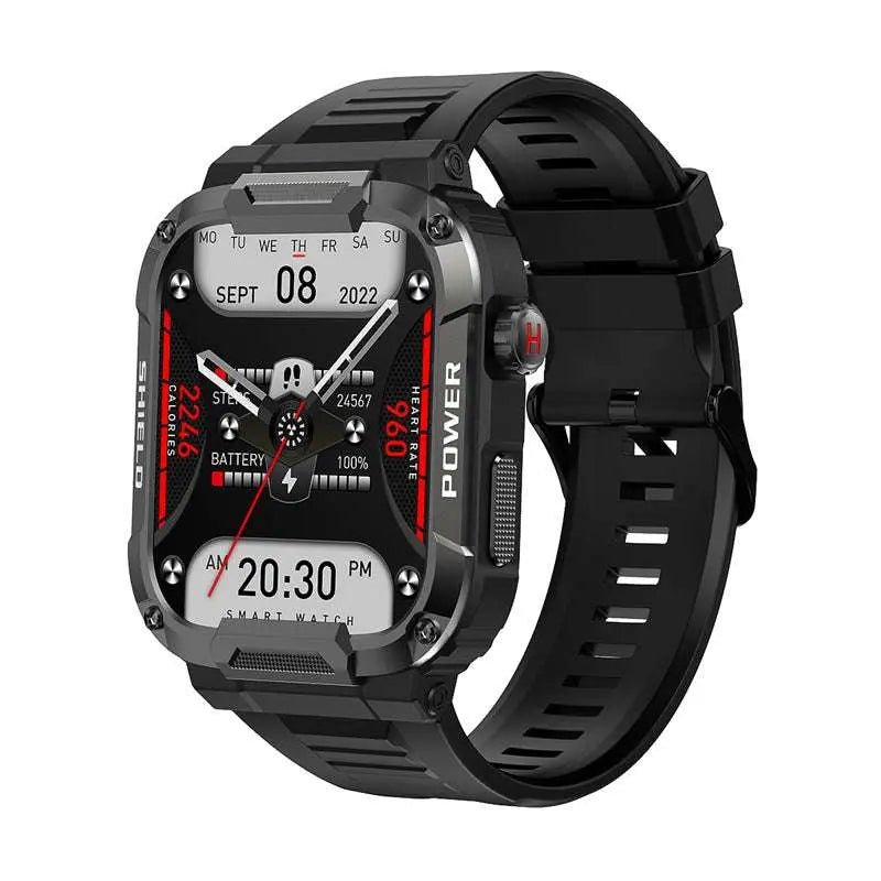 HD Large-screen Bluetooth Call Smart Watch Black