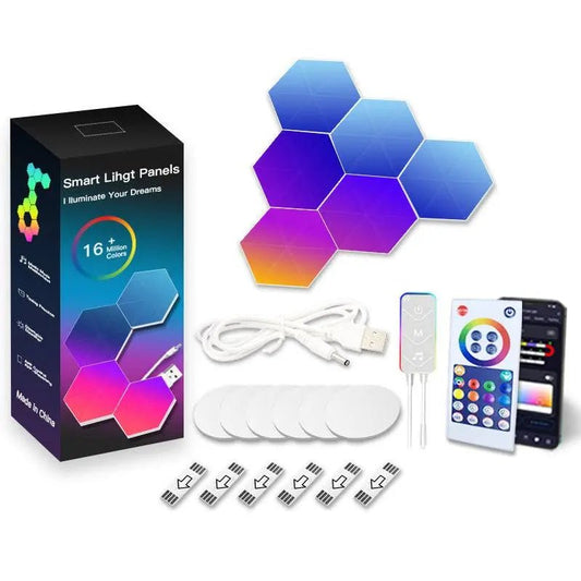 Honeycomb Intelligent Voice-controlled Quantum Light 6pack