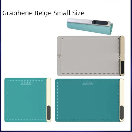 Kitchen Gadget Electric Warming Tray Hot-sale Graphene Vegetable Heating Hot Cutting Board Household Multi-functional Thermal Insulation Graphene Beige Small Size US