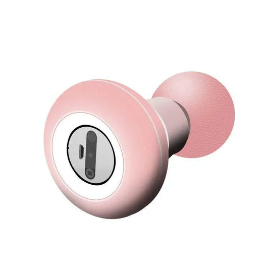 New Mini Massager Muscle Relax Fascia Gun Smart Body Muscle Massage Relaxer Vibrating Portable Pocket Male And Female Fascia Gun Pink USB