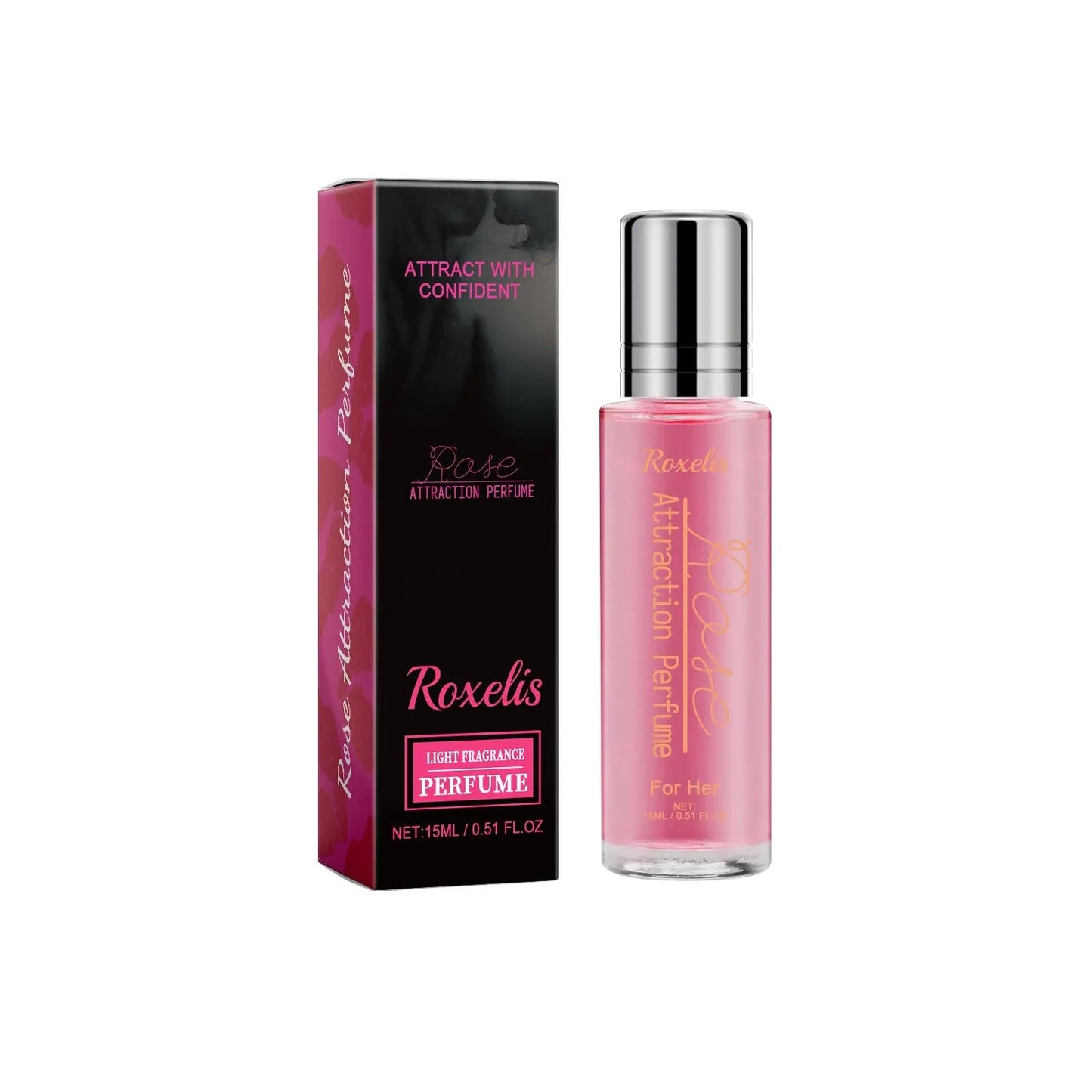 Rose Light Perfume Perfume Natural Portable Portable 15ml