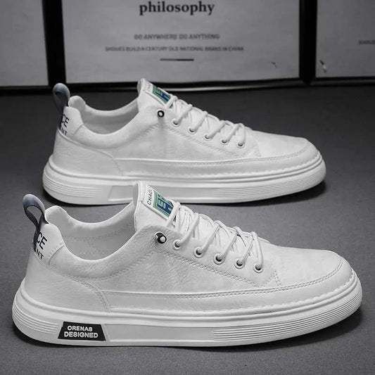 Slip-on Flats Shoes Men Sneakers Daily Leisure Sports Work Casual Shoes White