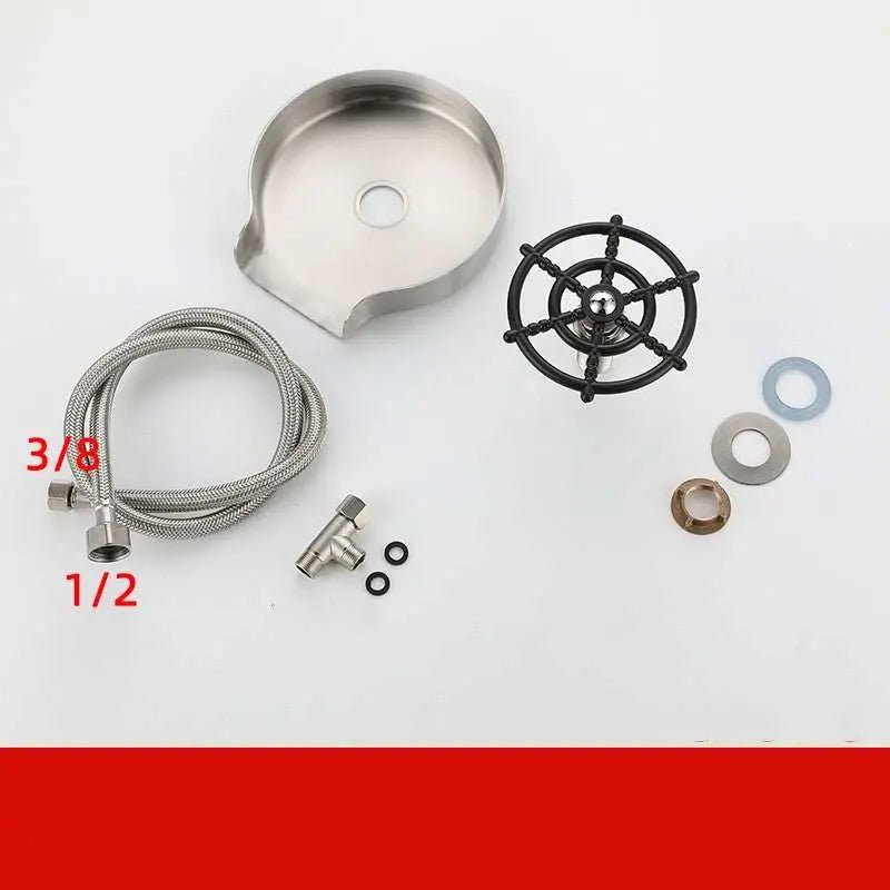 Small Sink Stainless Steel Faucet Household Automatic High Pressure Cup Washer Cup Washer12