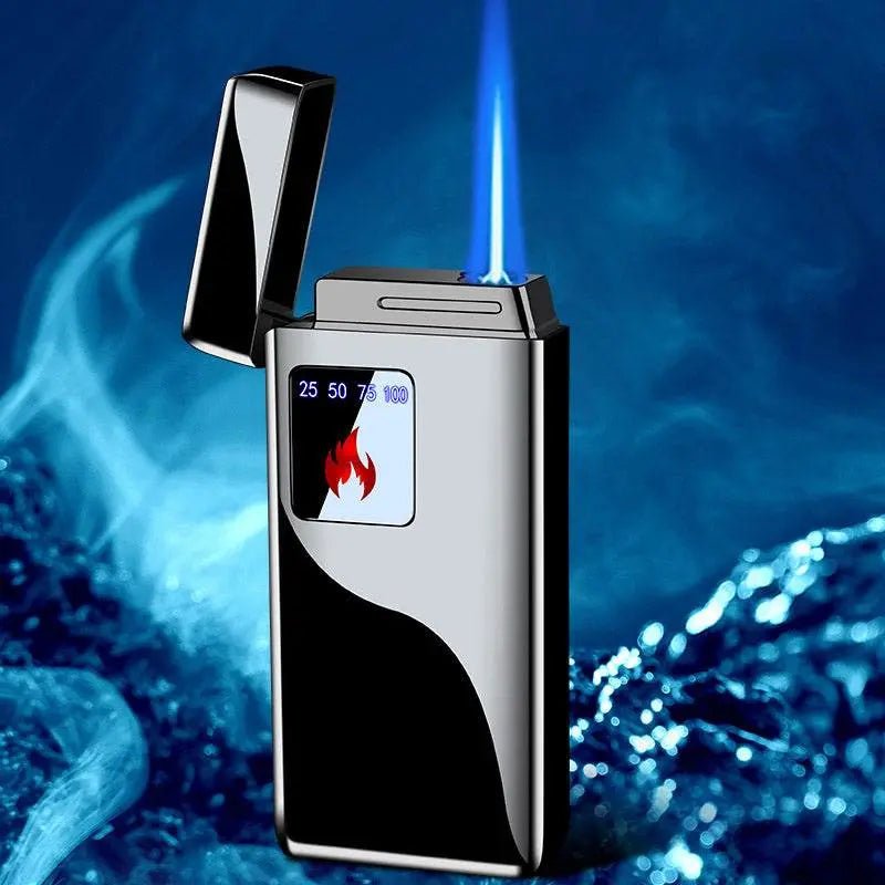Touch-screen Charging Touch Sensitive Electronic Lighter Black ice