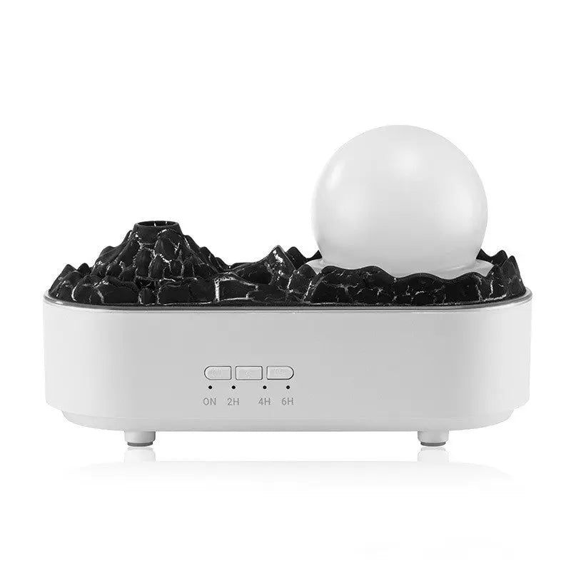 Volcano Humidifier Household Heavy Fog Desktop Creativity Ornaments V65 White