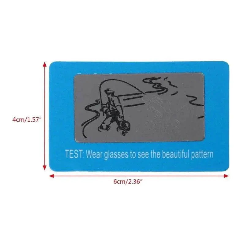 10pcs/set Presbyopic glasses Sunglasses Polarized Test Card Shade Test Cards Sunglasses Polarized Lens