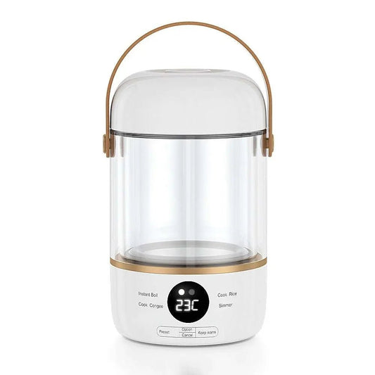 110V220V Smart Electric Stew Cooker Personal Portable Electric Stew Pot Transparent Visual Version