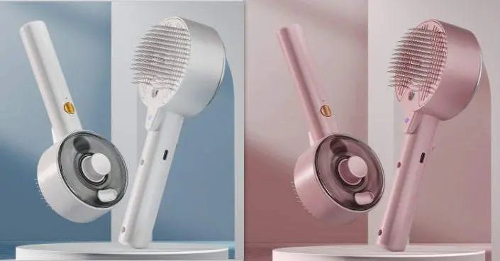 Animal Hair Remover Brush Dog And Cat Steam Brush Pet Self Cleaning Dog Brush Grooming Removes Cat Hairs Cat Dog Accessories Pet Products Set 1PC