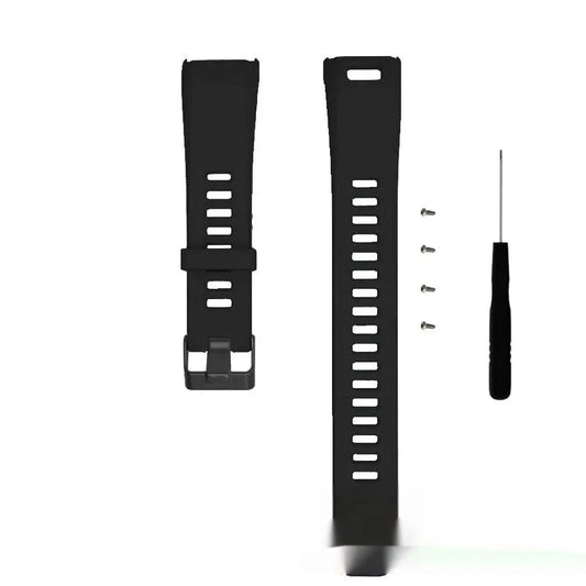 Applicable Silicone Replace Wristband Smart Athletic Bracelet Black