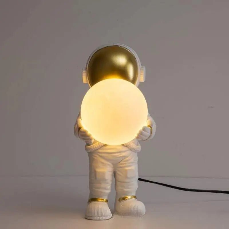 Astronaut Creative Bedroom Bedside Spaceman Lamps White Glass Insert