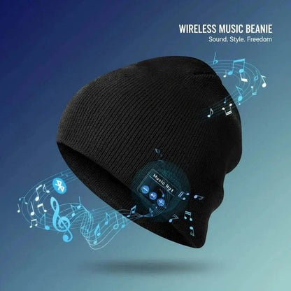 Bluetooth Headphone Wireless Smart Cap Headset Warm Beanie Speaker Hunting Camping Running Music Earphone Hat Rechargeable