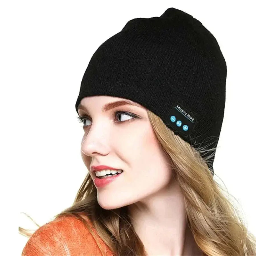 Bluetooth Headphone Wireless Smart Cap Headset Warm Beanie Speaker Hunting Camping Running Music Earphone Hat Rechargeable