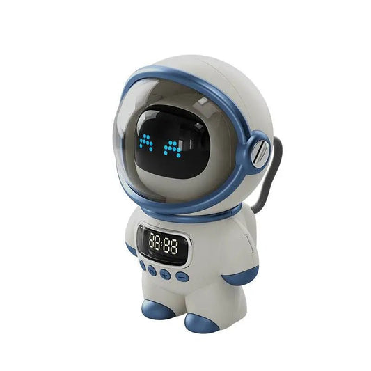 Bluetooth Intelligent AI Interactive Audio Clock White