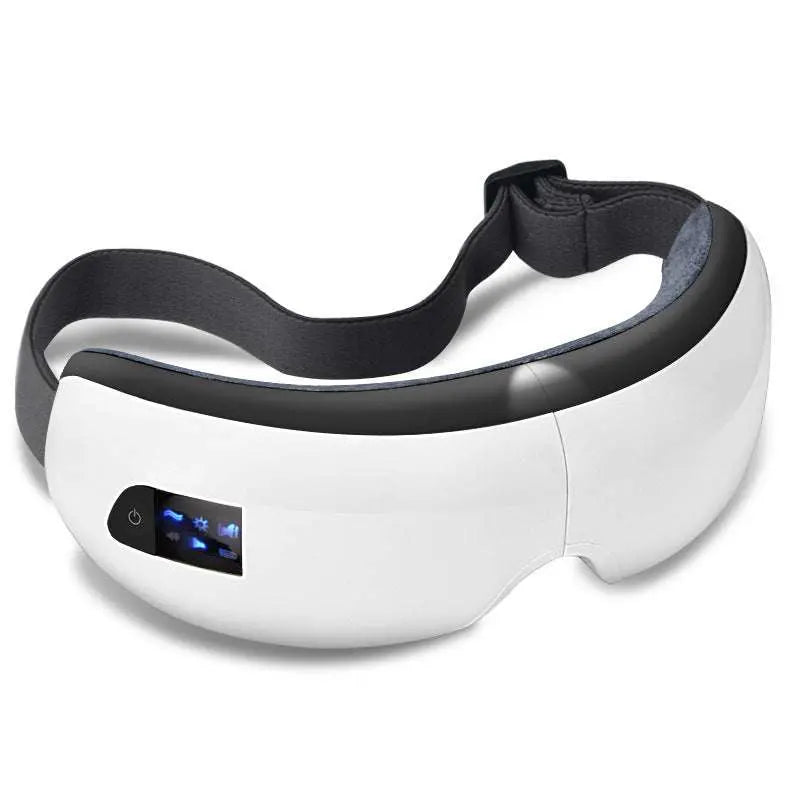 Bluetooth Music Eye Massager Air Pressure Hot Compress Dark Circles Eye Care Pearl White