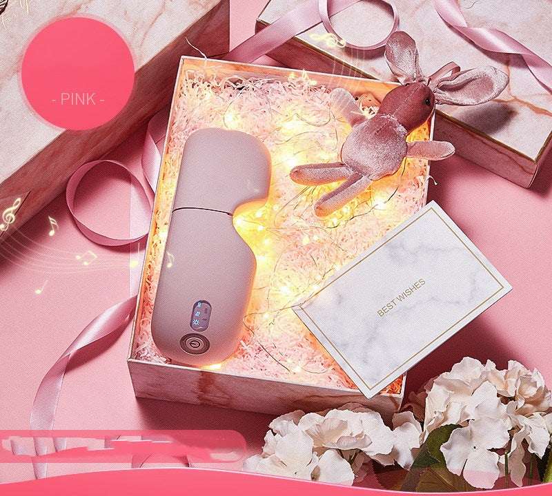 Bluetooth Music Eye Massager Air Pressure Hot Compress Dark Circles Eye Care Pink luxury