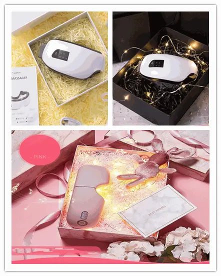 Bluetooth Music Eye Massager Air Pressure Hot Compress Dark Circles Eye Care Luxury style 3sets