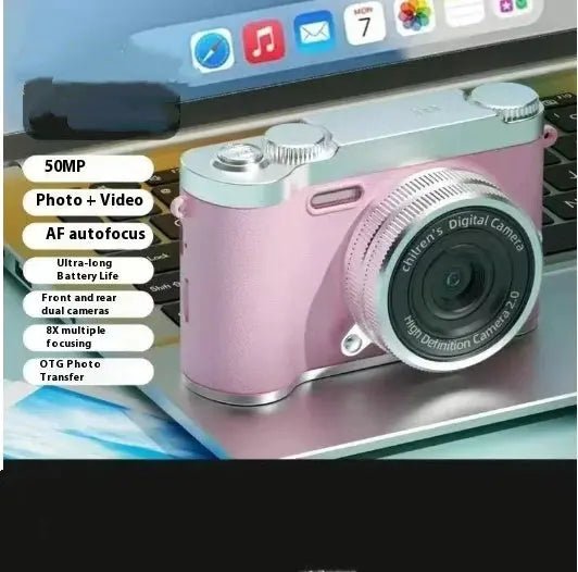 Campus Student Portable Sports Digital Camera Pink