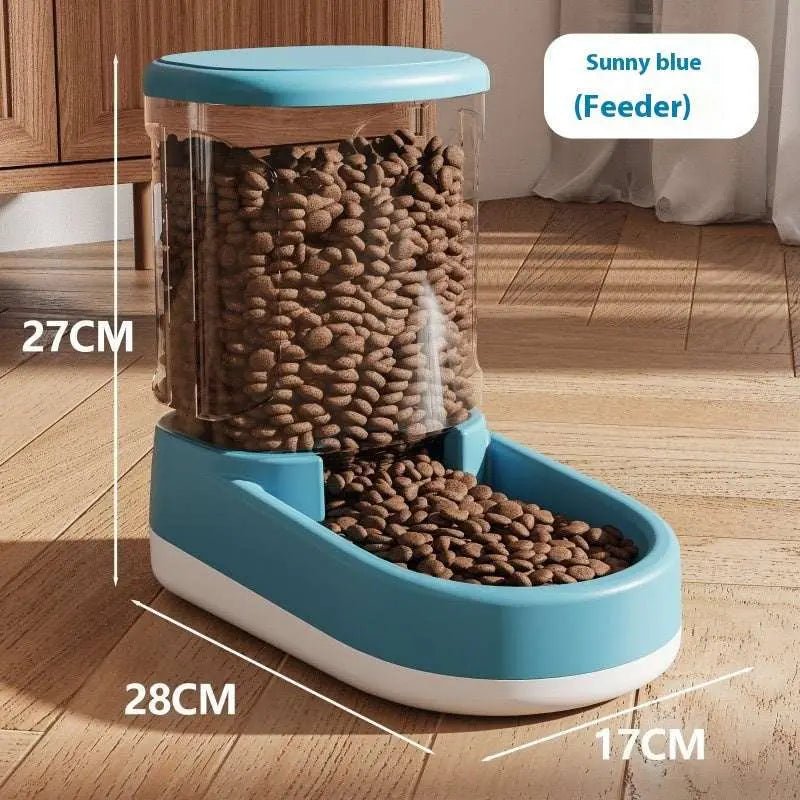 Cat Water Fountain Dog Pet Automatic Pet Feeder Blue Feeder