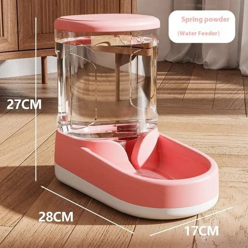 Cat Water Fountain Dog Pet Automatic Pet Feeder Pink Water Fountain