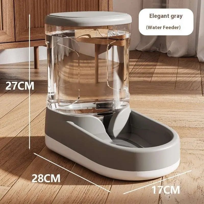 Cat Water Fountain Dog Pet Automatic Pet Feeder Gray Water Fountain