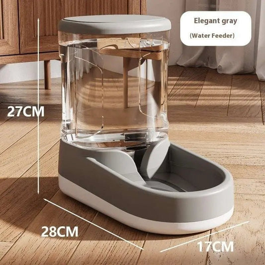 Cat Water Fountain Dog Pet Automatic Pet Feeder Gray Water Fountain