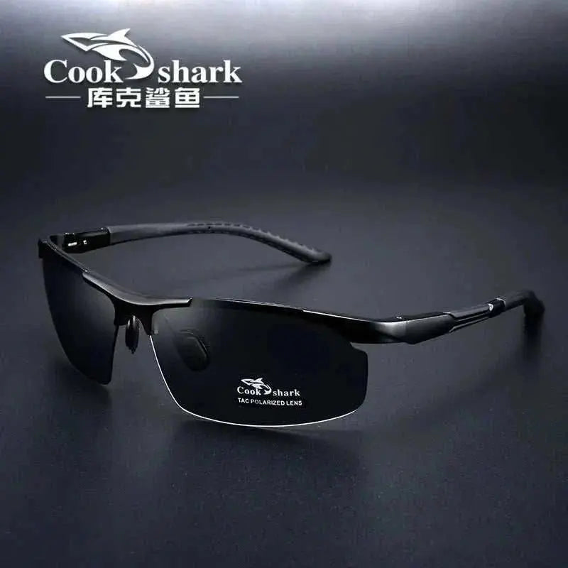 Cookshark 2025 New Sunglasses Men's Sunglasses Tide Polarized Drivers Driving Glasses CHINA black black