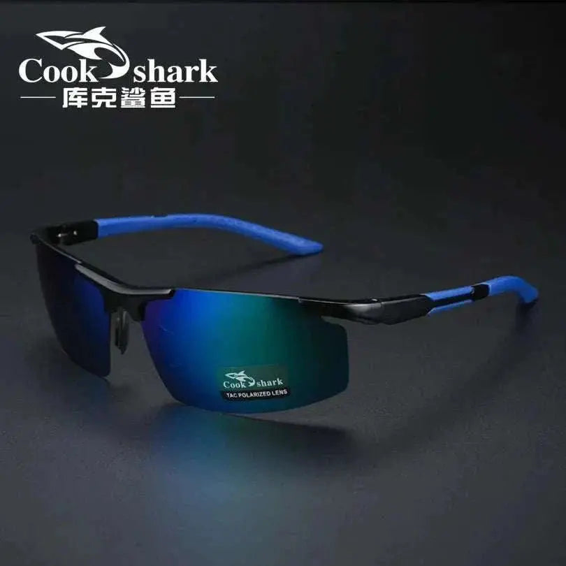 Cookshark 2025 New Sunglasses Men's Sunglasses Tide Polarized Drivers Driving Glasses CHINA black Blue