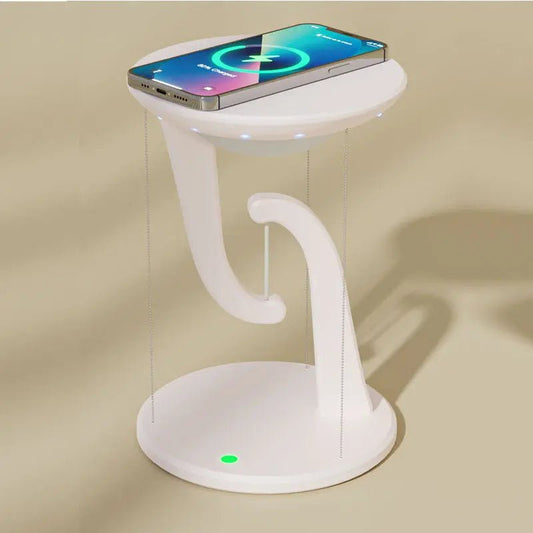 Creative Smart Wireless Phone Charger Suspension Lamp USB White