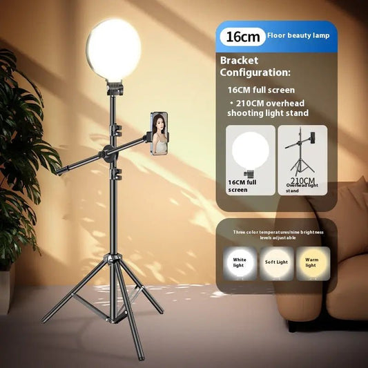 Desktop Makeup Fill Light Round Full Screen Soft Light Lamp