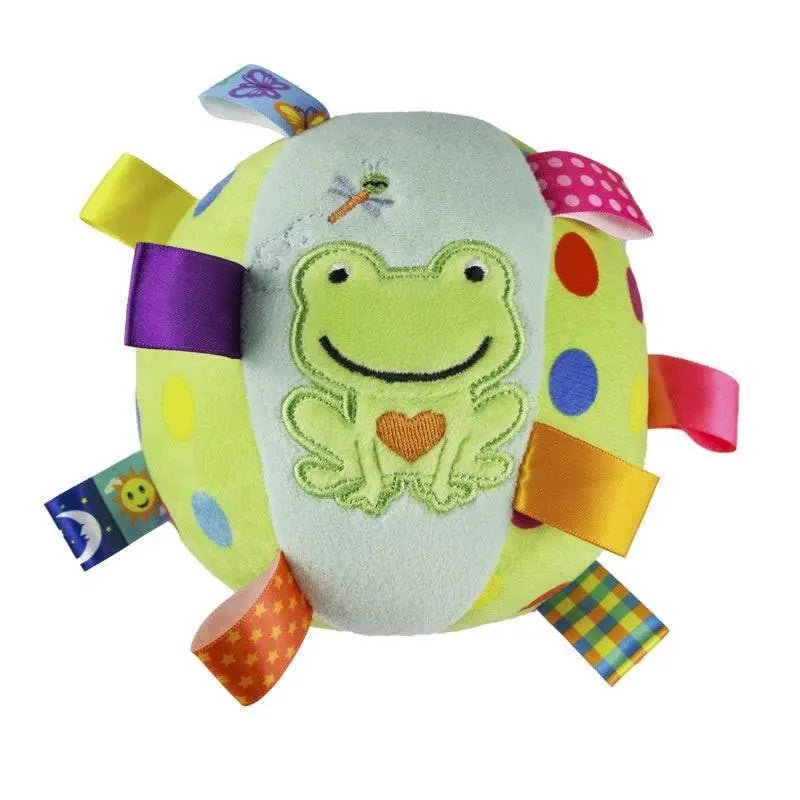 Dog Interactive Football Toys Children Soccer Dog Outdoor Training Balls Pet Sporty Bite Chew Teething Ball With Cute Printing Frog Plush Diameter 15cm