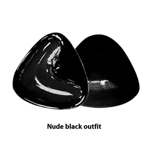 Double Sided Adhesive Sticky Bra Inserts Push Up Thick Sponge Breast Lift Pads Women Swimsuit Bikini Cup Enhancer Bare Goods Black Socks