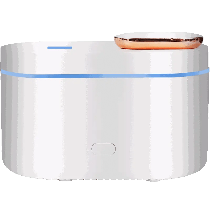 Drop Shipping Portable Ultrasonic Air Aromatherapy Machine Electronic Home Fragrance Aroma Diffuser Humidifier White