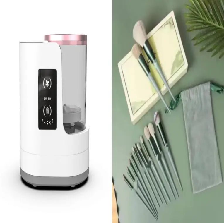 Electric Makeup Brush Cleaner Rechargeable Makeup Brushes Cleaning Tool Automatic Makeup Brush Cleaning Stand Device HZ006 EU plug in set