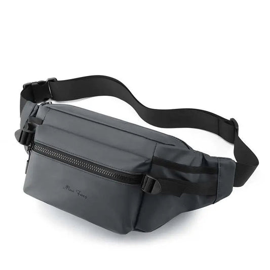 Fashion Fashion Waist Bag Sports Waterproof Outdoor Multifunctional Mobile Phone Bag Gray
