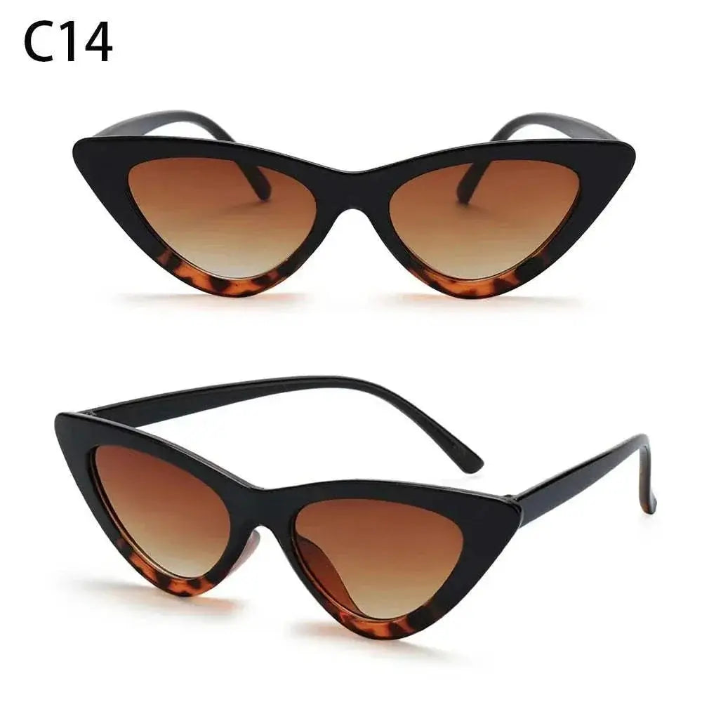 UV400 Triangle Shades: Fashion Sunglasses for Sun Protection black C14
