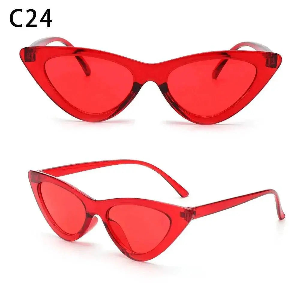 UV400 Triangle Shades: Fashion Sunglasses for Sun Protection black C 24