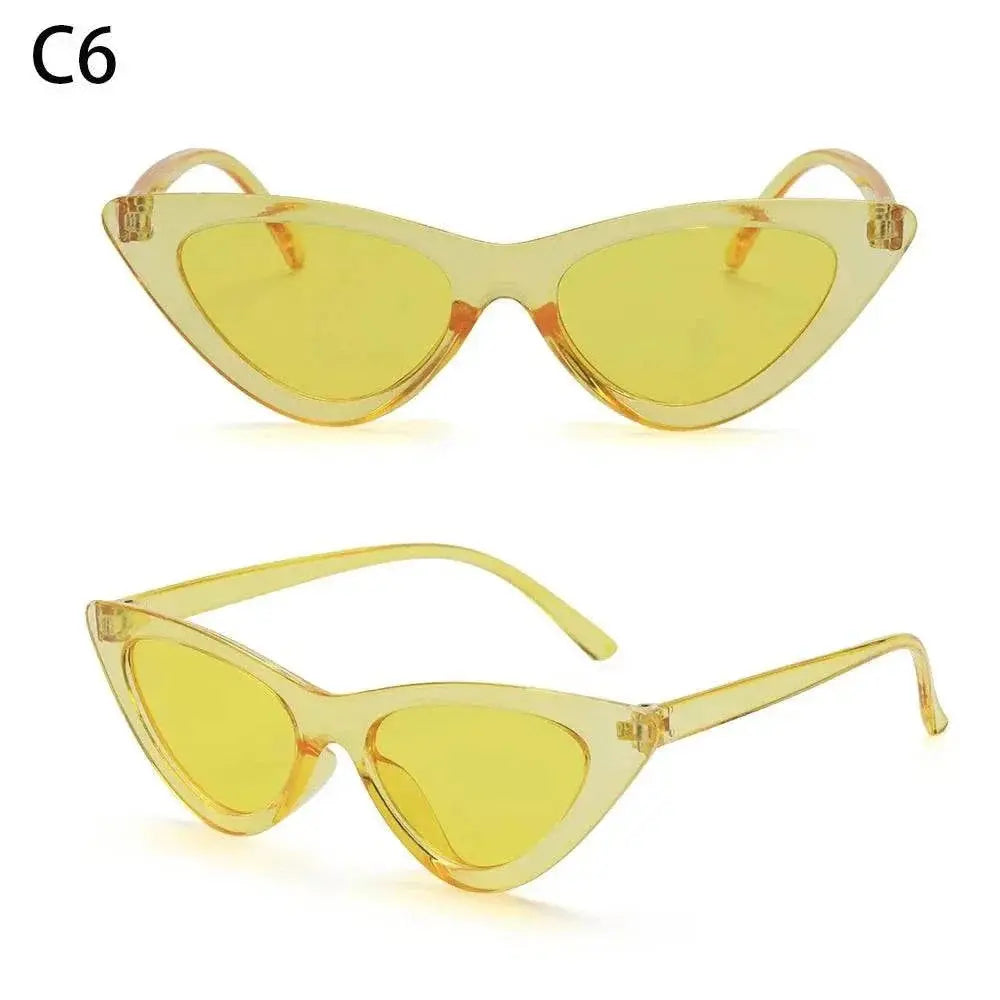 UV400 Triangle Shades: Fashion Sunglasses for Sun Protection black C6