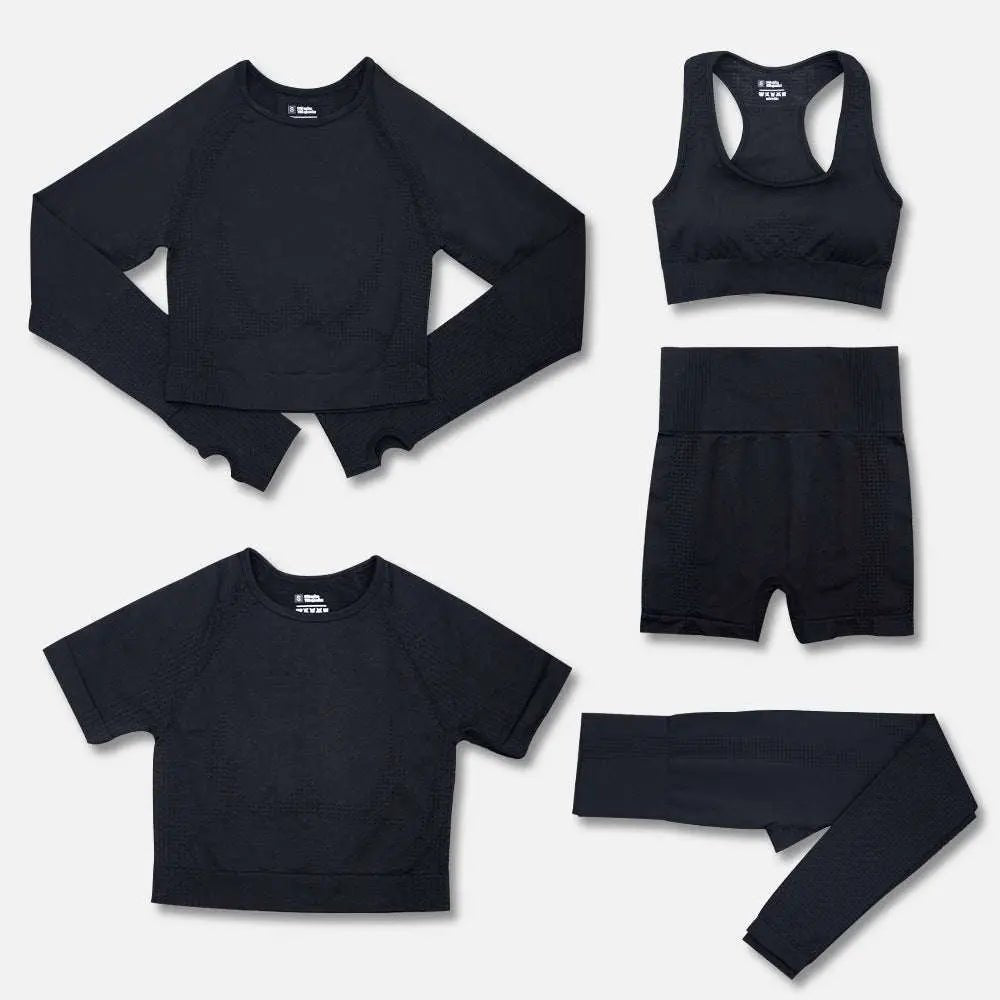 Fashion Women's Workout Yoga Clothes Black