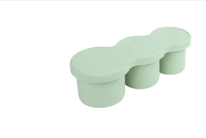 Home Gadget Molded Silicone Ice Tray Ice Cube Maker Light Green