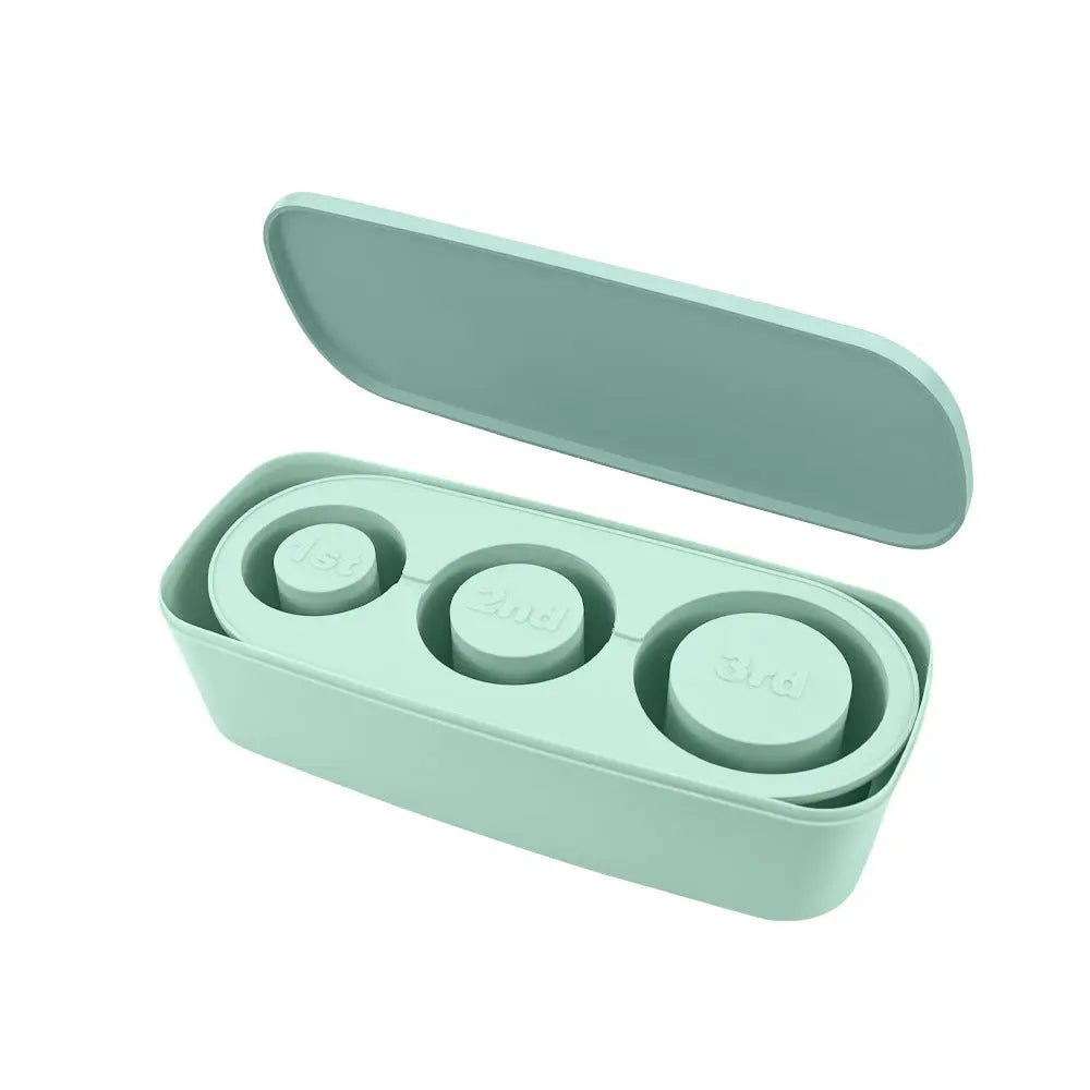 Home Gadget Molded Silicone Ice Tray Ice Cube Maker Green