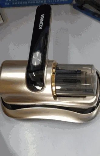 Home Mite Removal Instrument UV Sterilization Small Mite Wireless Vacuum Cleaner Gold USB