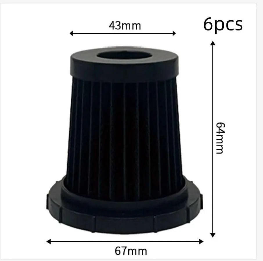 Home Mite Removal Instrument UV Sterilization Small Mite Wireless Vacuum Cleaner Filter element 6pcs USB