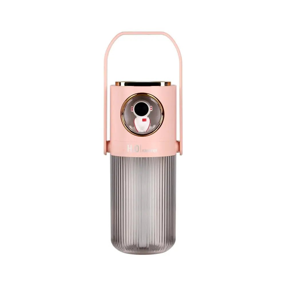 HOMEFISH 2023 New Arrival 300ml Humidifier 2000mah Battery Operation Air Humidifier For Bedroom Pink