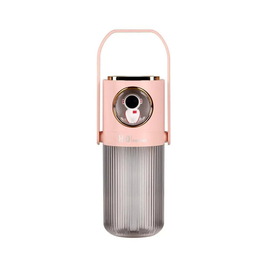 HOMEFISH 2023 New Arrival 300ml Humidifier 2000mah Battery Operation Air Humidifier For Bedroom Pink