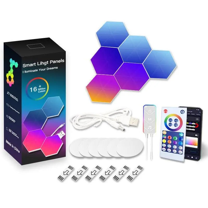 Honeycomb Intelligent Voice-controlled Quantum Light 6pack