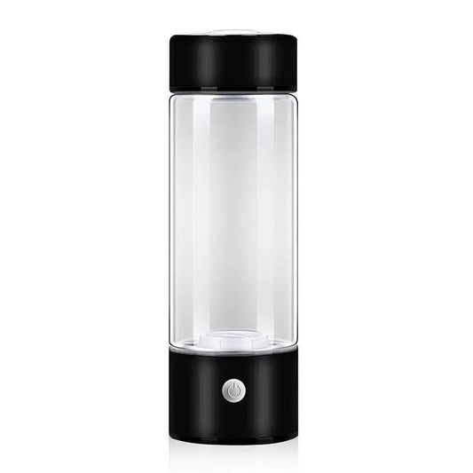 Hydrogen Water Bottles Electric Hydrogen Rich Water Generator Bottle New Technology Rechargeable Portable Antioxidant Black 401 500ml 1PC