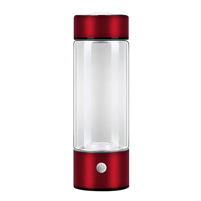Hydrogen Water Bottles Electric Hydrogen Rich Water Generator Bottle New Technology Rechargeable Portable Antioxidant Red 401 500ml 1PC
