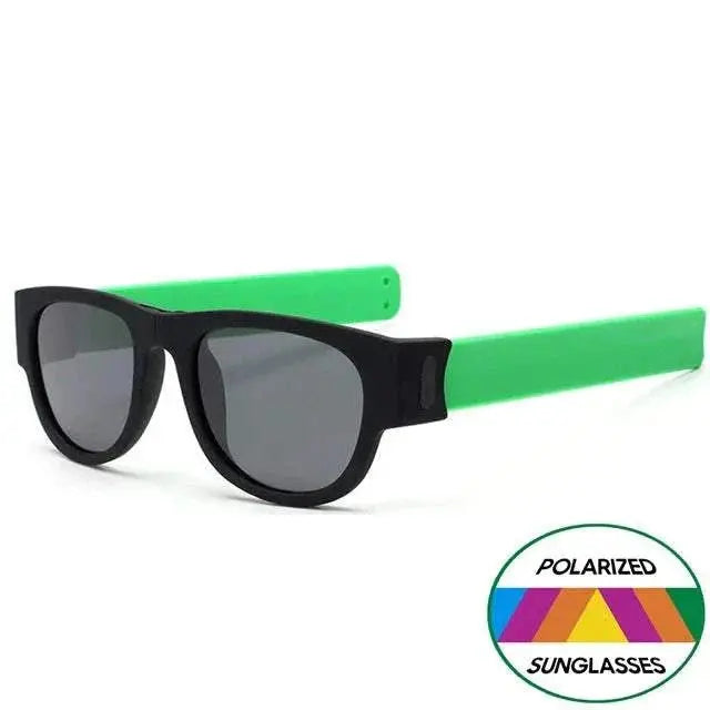 Foldable Polarized Sports Sunglasses for Men - IENJOY Active Polarized-green